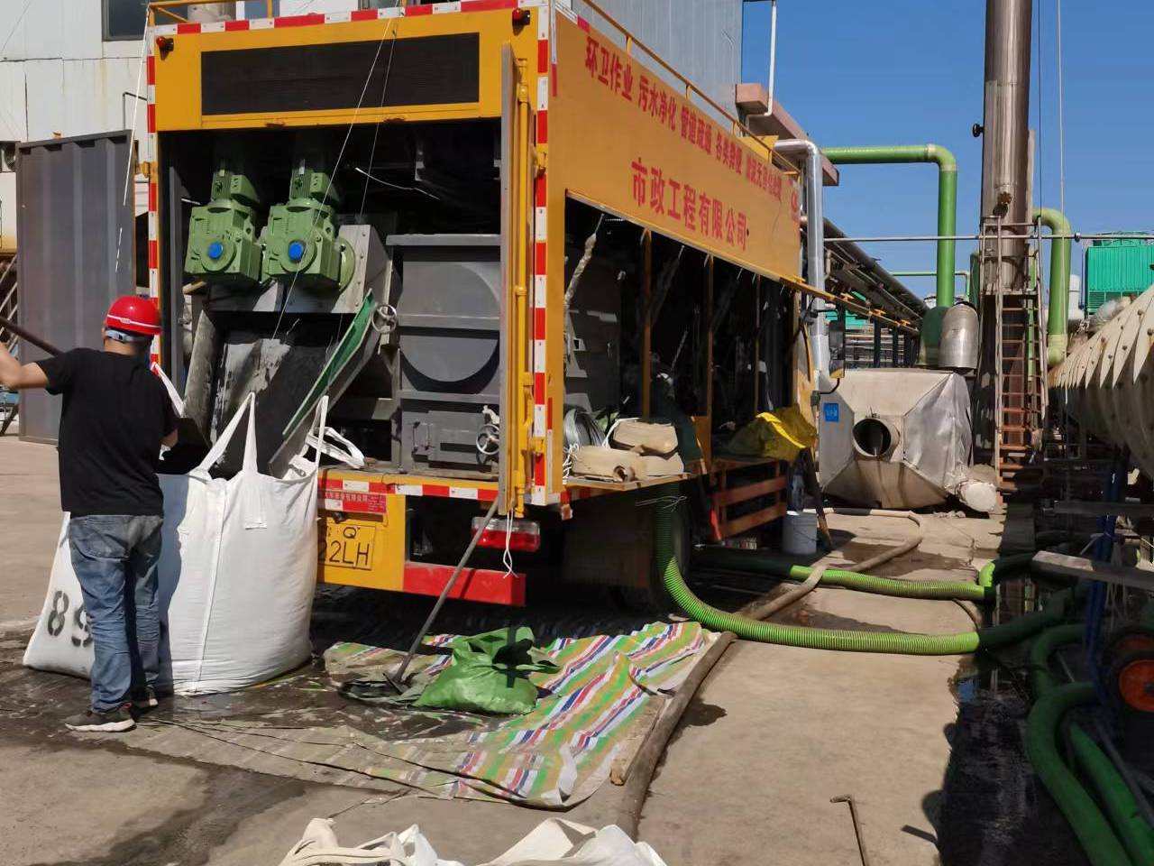 漾濞淤泥压干处理